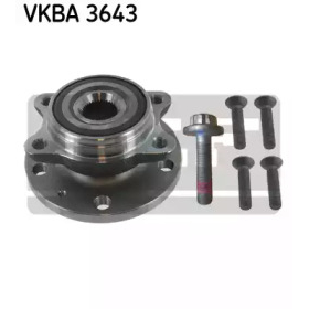 Комплект підшипника маточини колеса SKF VKBA 3643 для Skoda Octavia A5 1.8 TSI, 160 л.с.