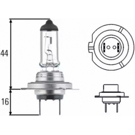 Лампа розжарювання фари дального світла HELLA 8GH 007 157-121 для Skoda Octavia A5 1.8 TSI, 160 л.с.