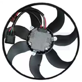 Вентилятор охолодження двигуна TYC 837-0029 для Skoda Octavia A5 1.8 TSI, 160 л.с.