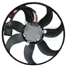 Вентилятор охолодження двигуна TYC 837-0031 для Skoda Octavia A5 1.8 TSI, 160 л.с.