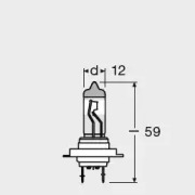 Лампа розжарювання фари дального світла OSRAM 64210NBU