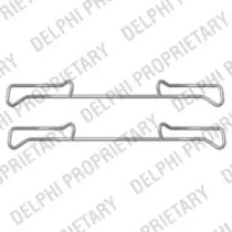 Монтажний комплект гальмівних колодок DELPHI LX0436