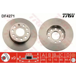 Гальмівний диск TRW DF4271