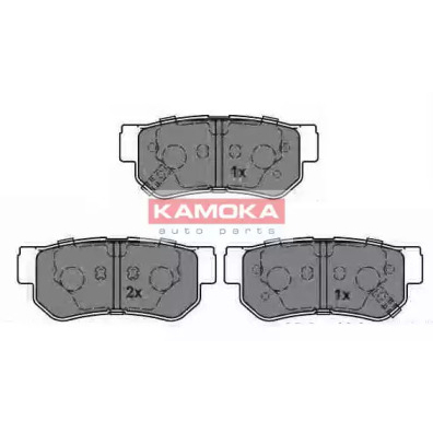 Комплект гальмівних колодок KAMOKA JQ1013212 для Hyundai Tucson  2.0, 141 л.с.