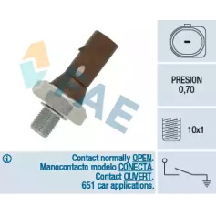 Датчик тиску масла FAE 12890 для Skoda Octavia A5 1.8 TSI, 160 л.с.