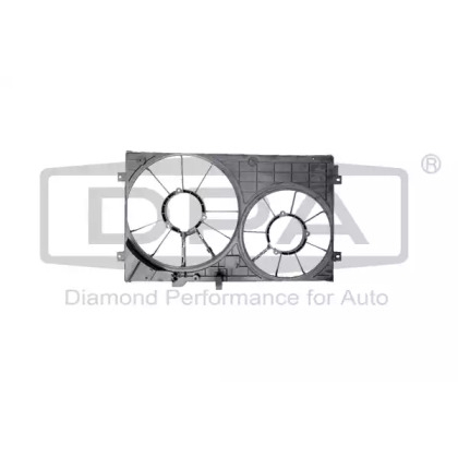 Вентилятор охолодження двигуна DPA 11210797602 для Skoda Octavia A5 1.8 TSI, 160 л.с.
