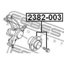 Ступица колеса FEBEST 2382-003 для Skoda Octavia A5 1.8 TSI, 160 л.с.