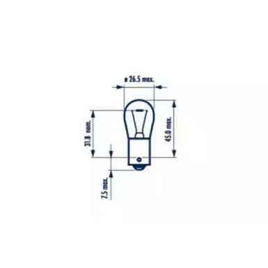 Лампа розжарювання ліхтаря показчику повороту NARVA 17638 для Skoda Octavia A5 1.8 TSI, 160 л.с.