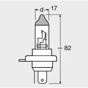 Лампа розжарювання фари дального світла OSRAM 64193ULT-HCB для Citroen Berlingo II фургон BERLINGO  Electric, 57 л.с.