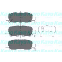 Комплект гальмівних колодок KAVO PARTS KBP-6517