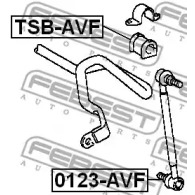 Стійка стабілізатору FEBEST 0123-AVF для Nissan Leaf Electric, 109 л.с.