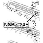 Втулка стабілізатору FEBEST NSB-C24F для Nissan Leaf Electric, 109 л.с.