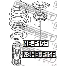 Пильник амортизатору FEBEST NSHB-F15F для Nissan Leaf Electric, 109 л.с.